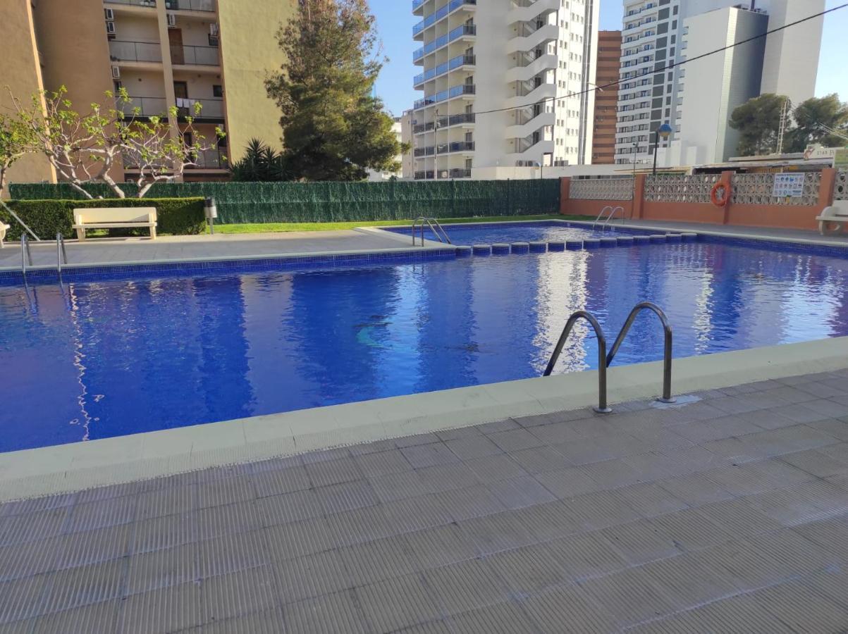Estudio Reformado Y Centrico Con Piscina Y Wifi Acepta Mascotas Benidorm Eksteriør billede